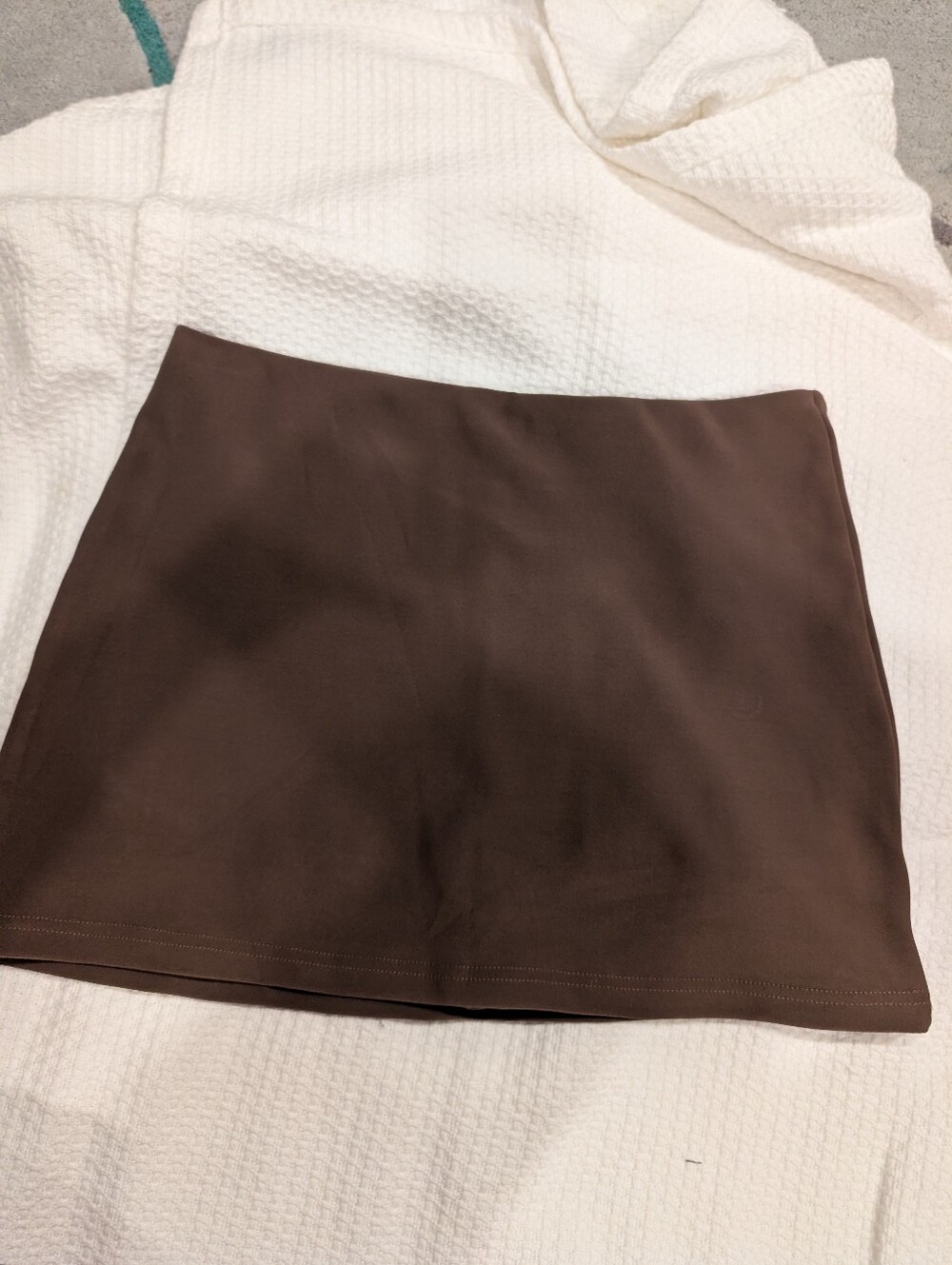 LOVE POEM Sleek Chocolate Brown Women’s Mini Skort